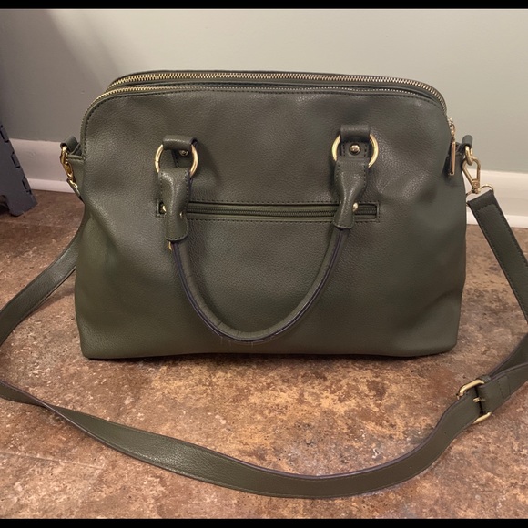 Charming Charlie dark olive green bag - Picture 2 of 7